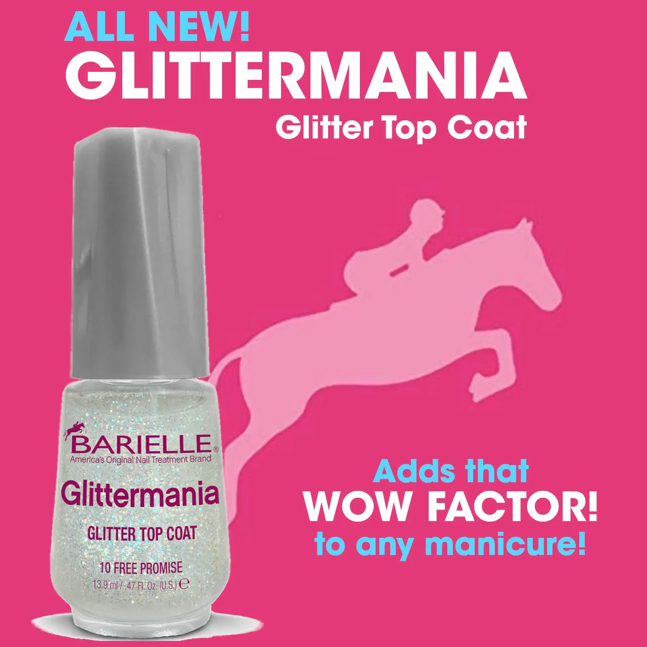 Barielle Glittermania Nail Top Coat .47 oz.