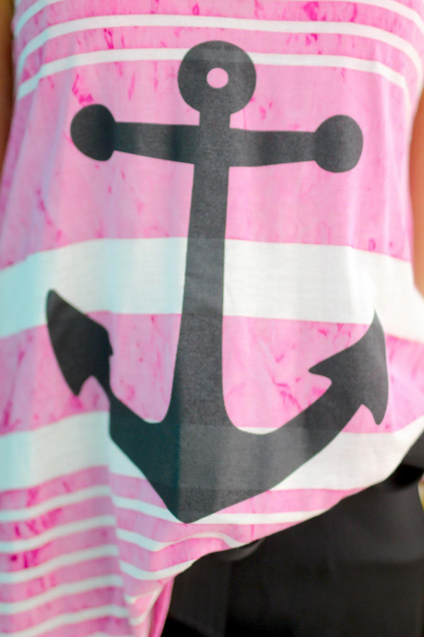 Fuchsia Anchor Tank Top