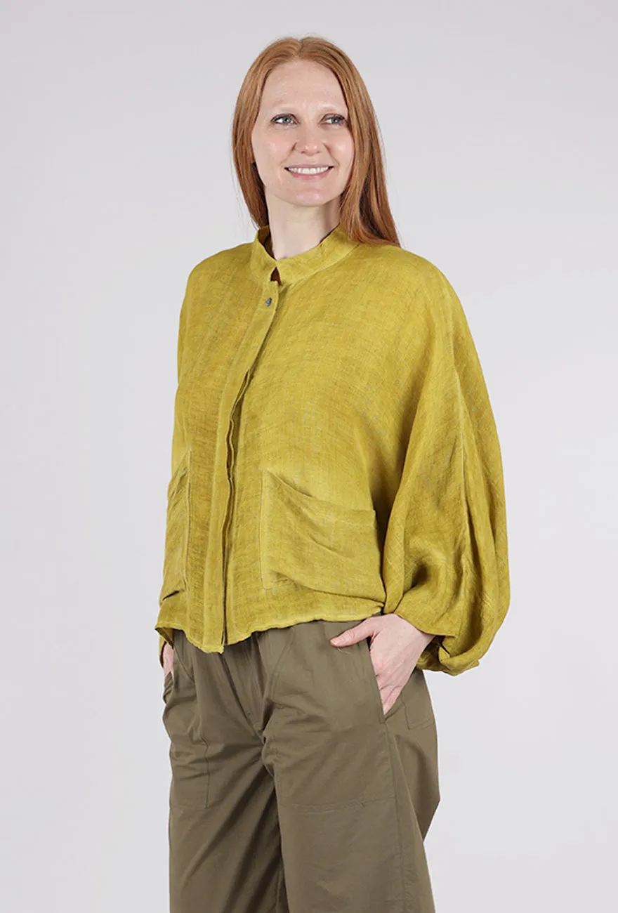 Gemma Linen Jacket, Mustard