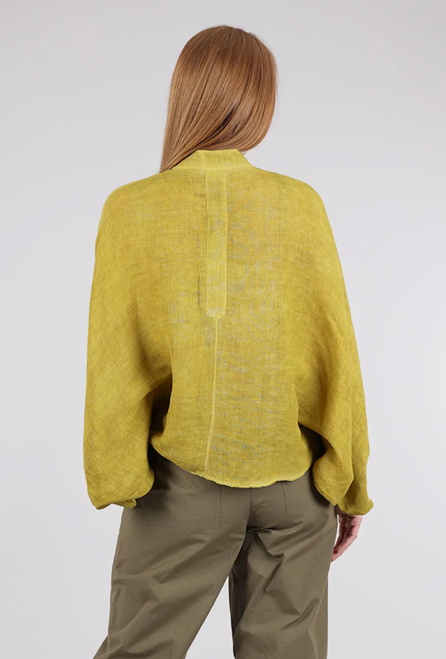 Gemma Linen Jacket, Mustard