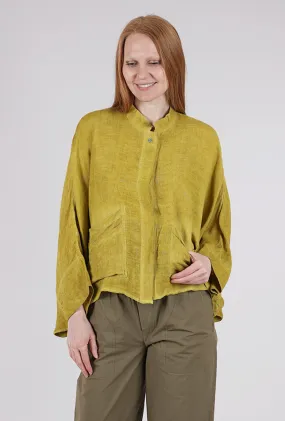 Gemma Linen Jacket, Mustard