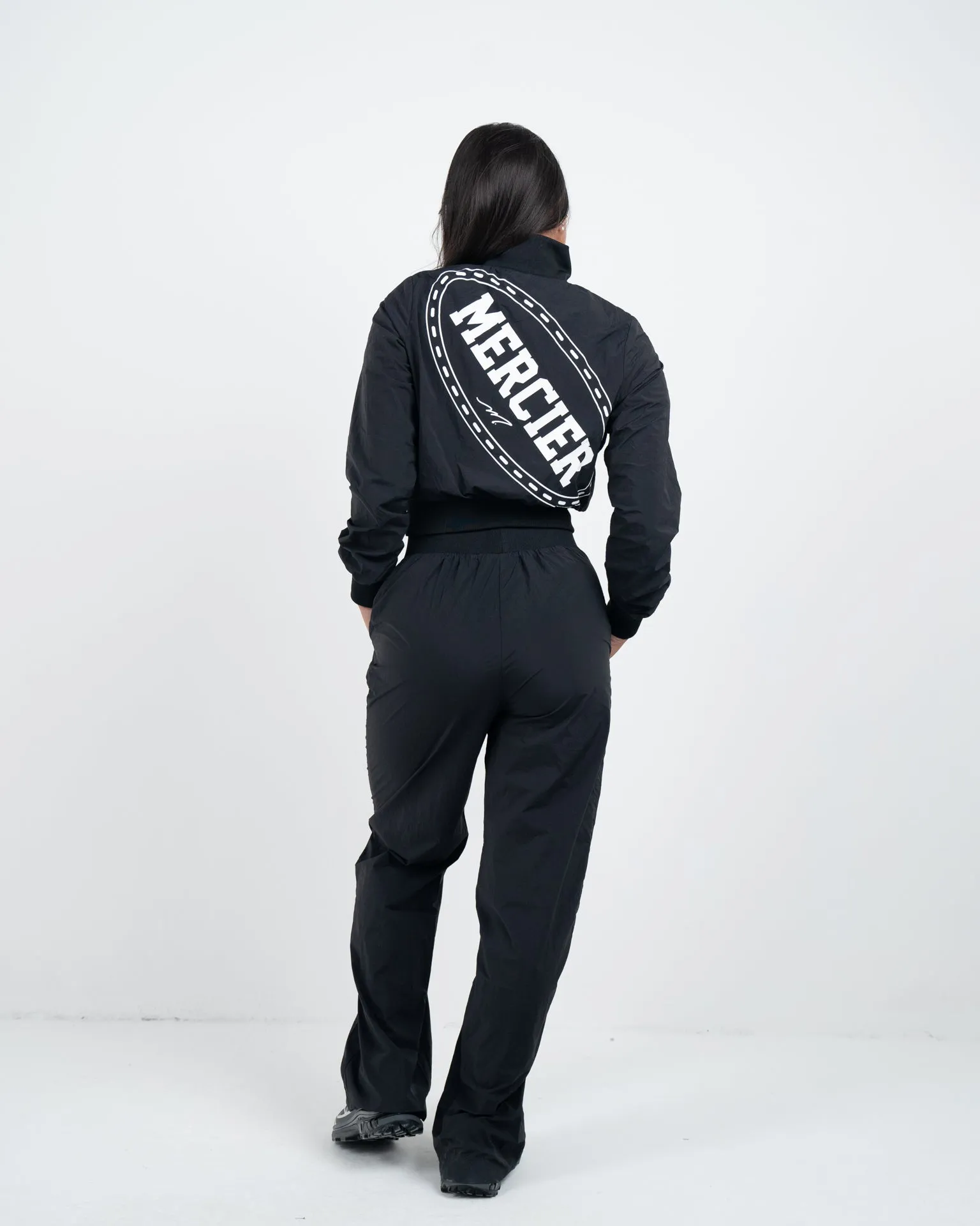 Womens Black Maison Cropped Jacket