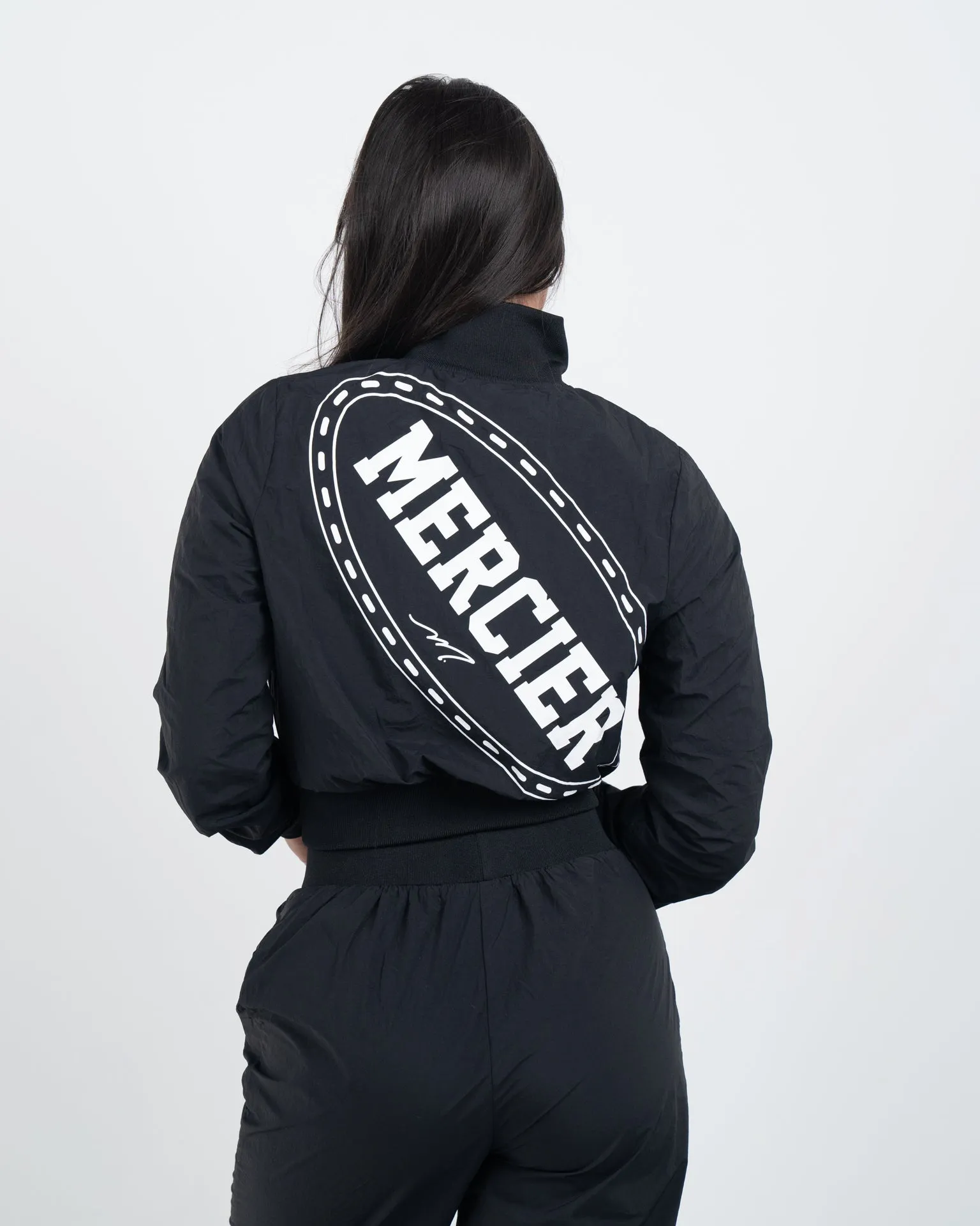 Womens Black Maison Cropped Jacket
